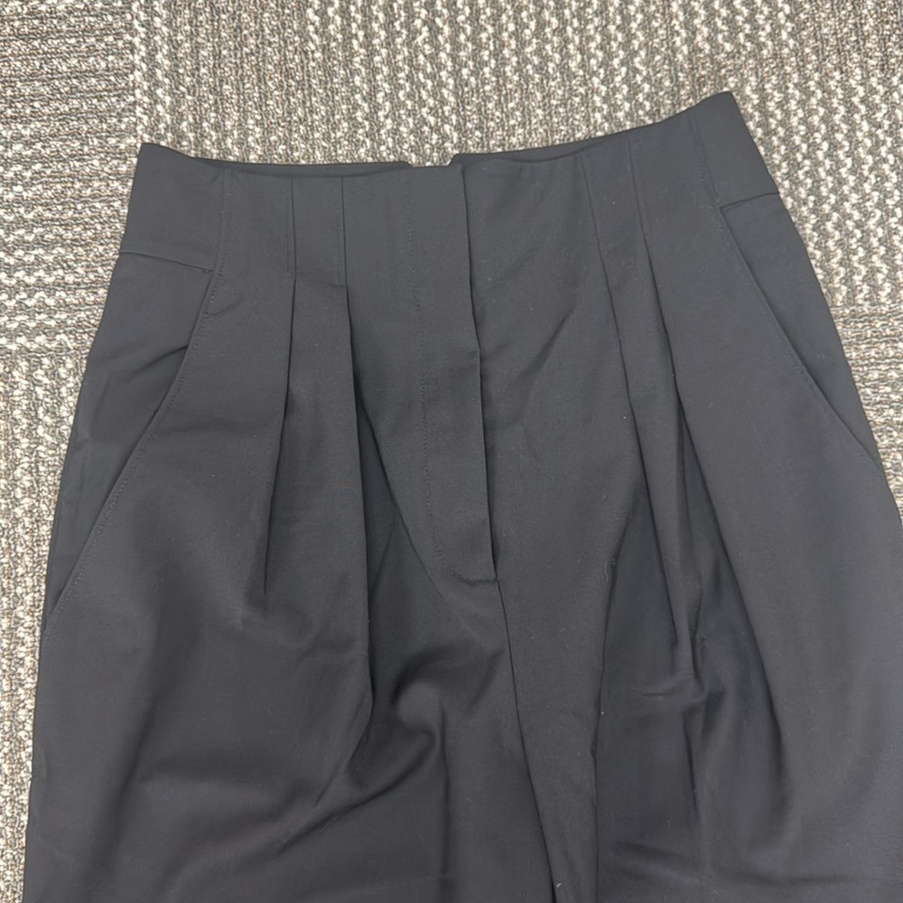 Tibi Tropical Wool Yasmeen Black High Waist Trouser, size 4 - Picture 7 of 11